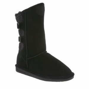 Botas Altas Bearpaw Boshie Mujer Negras | JDA7878KU