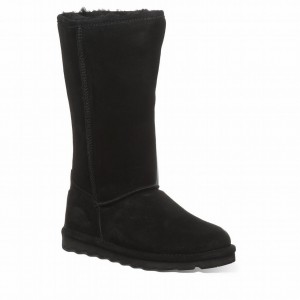 Botas Bearpaw Elle Tall Mujer Negras | OAN476PO