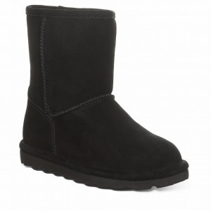 Botas Bearpaw Elle Youth Niños Negras | NOL389RO