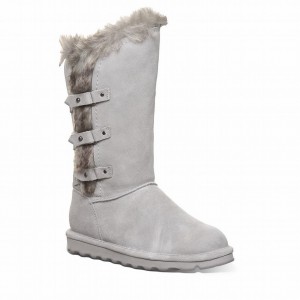 Botas Bearpaw Emery Mujer Gris | HXH3372GW