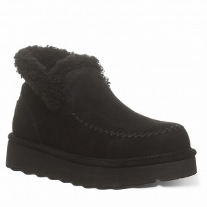 Botas Bearpaw Maeve Platform Lo Mujer Negras | LEK6886NQ