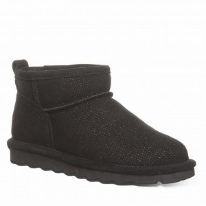 Botas Bearpaw Shorty Exotic Mujer Negras | HFE666TU