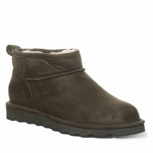 Botas Bearpaw Shorty Vegan Mujer Verde | QBP1040YN