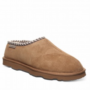 Pantuflas Bearpaw Beau Hombre Marrones | HUA1844PI