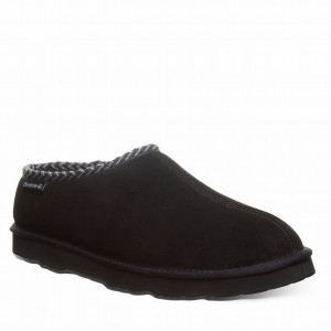 Pantuflas Bearpaw Beau Hombre Negras | TZI5699DJ