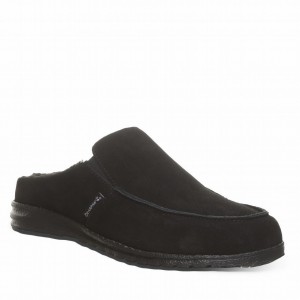 Pantuflas Bearpaw Joel Hombre Negras | MXY695RZ