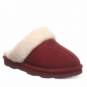 Pantuflas Bearpaw Loki II Mujer Rojas | NDF9752LJ