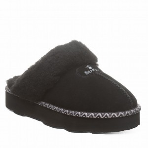 Pantuflas Bearpaw Loki Platform Lo Deco Mujer Negras | CWA5665YM