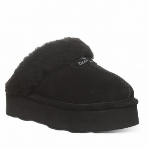 Pantuflas Bearpaw Retro Loki Mujer Negras | AVC6078QR