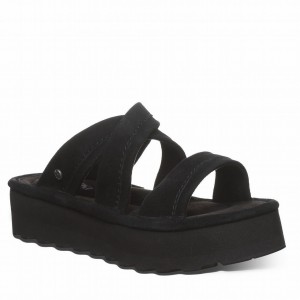 Sandalias Bearpaw Altitude Mujer Negras | ZZH1018SY