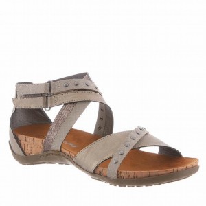 Sandalias Bearpaw Julianna II Mujer Gris | ROT8398MS