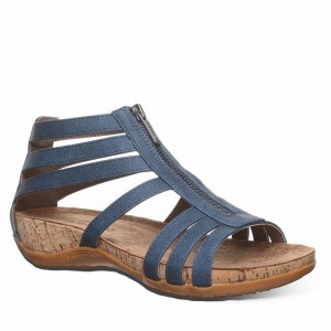 Sandalias Bearpaw Layla II Mujer Azules | ZJV488IJ