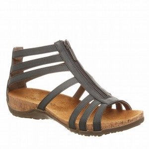 Sandalias Bearpaw Layla Wide Mujer Negras | EQS4890AV