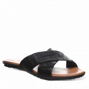 Sandalias Bearpaw Ximena Mujer Negras | LAS4823SR