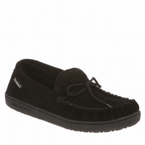 loafers Bearpaw Moc II Hombre Negras | QPD8478EX