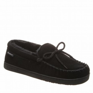 loafers Bearpaw Moc II Wide Hombre Negras | JTY7031BQ