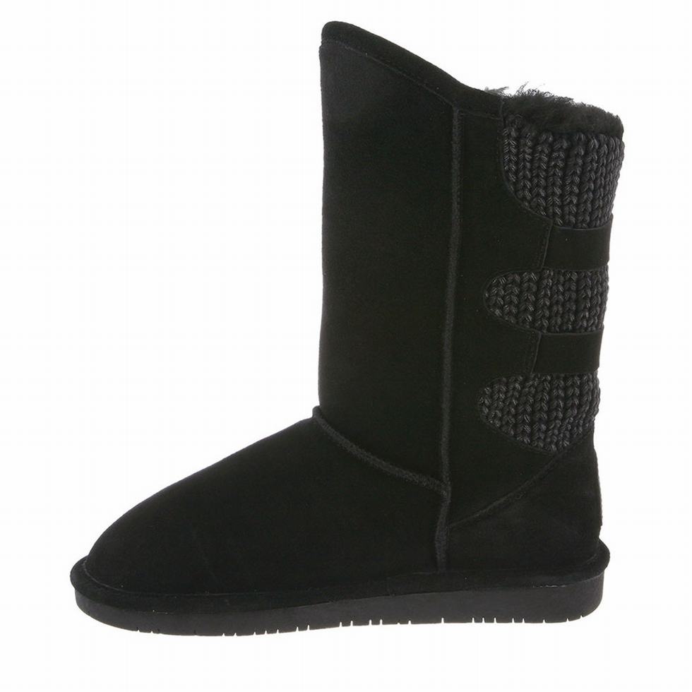 Botas Altas Bearpaw Boshie Mujer Negras | JDA7878KU