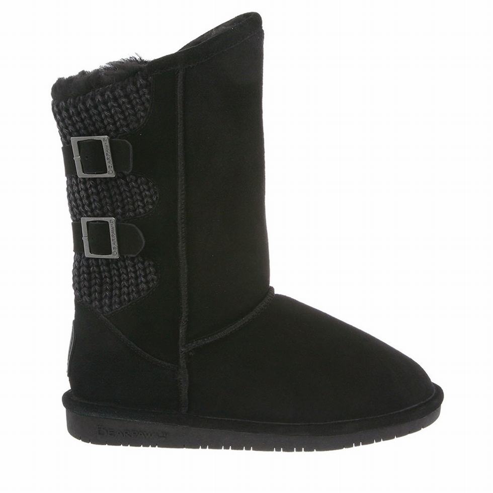 Botas Altas Bearpaw Boshie Mujer Negras | JDA7878KU