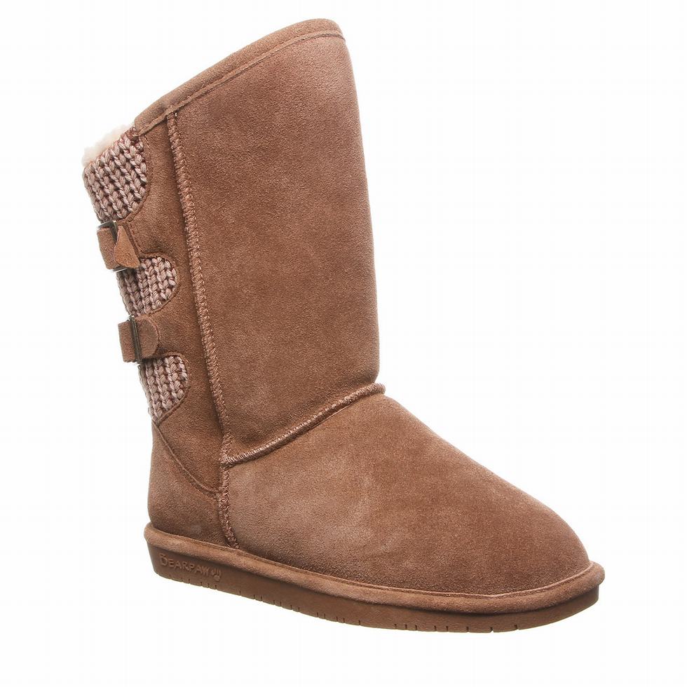 Botas Altas Bearpaw Boshie Wide Mujer Marrones | VTC1612AL