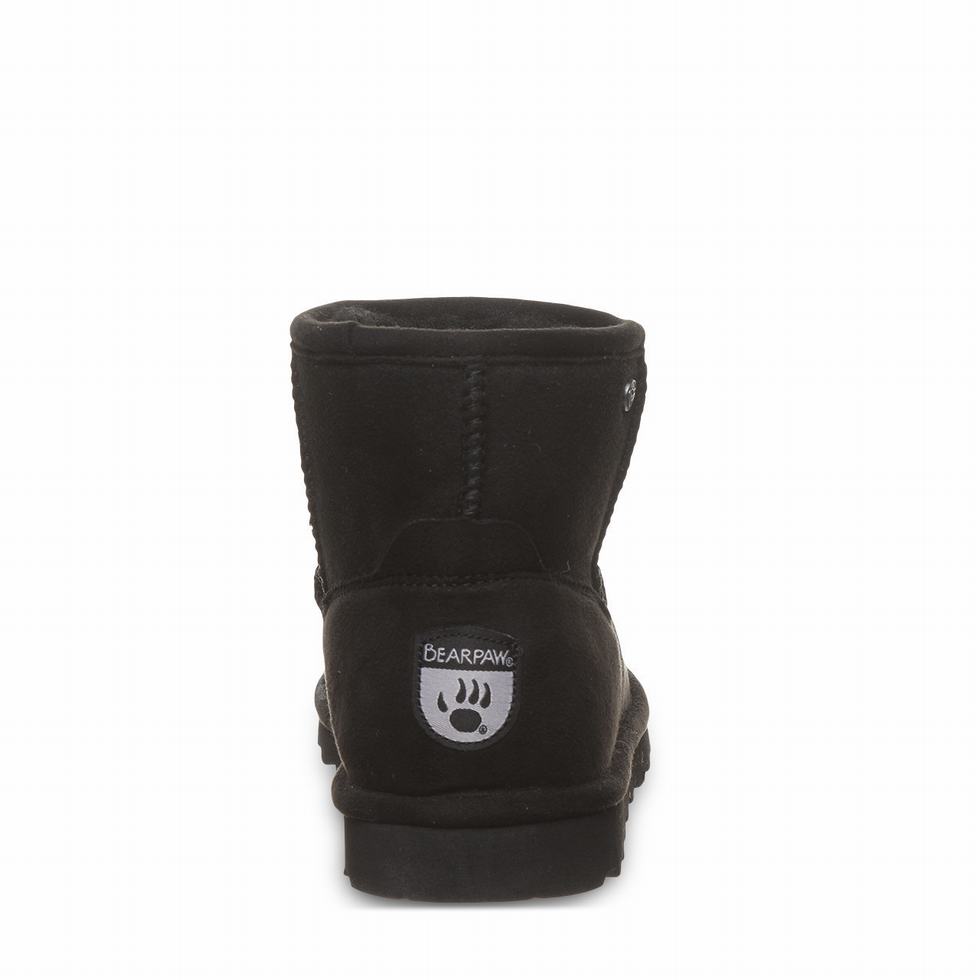 Botas Bearpaw Alyssa Vegan Mujer Negras | UWP4171XU