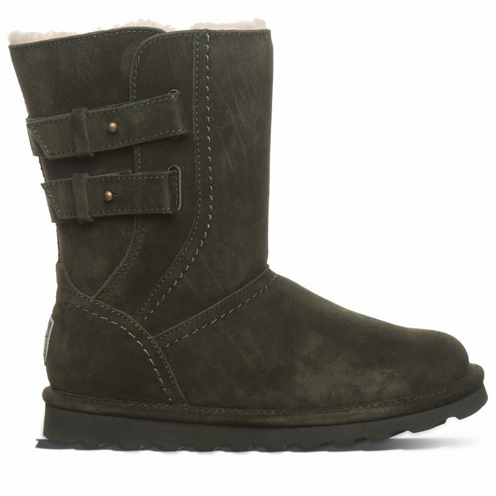 Botas Bearpaw Aurelia Mujer Verde | DPJ5658CA