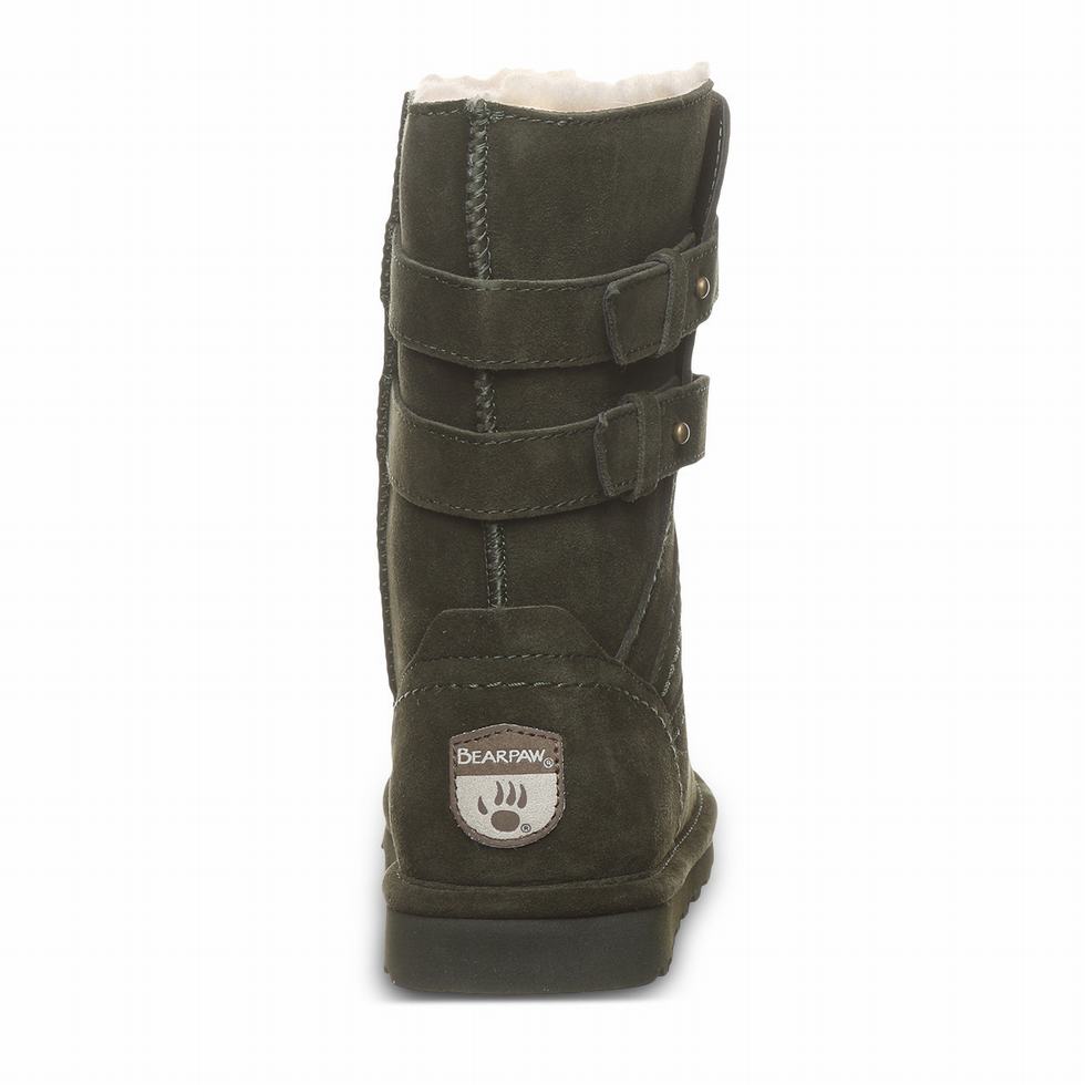 Botas Bearpaw Aurelia Mujer Verde | DPJ5658CA