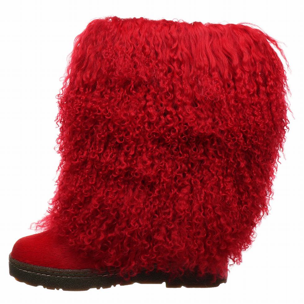 Botas Bearpaw Boetis Mujer Rojas | XQN2260JB