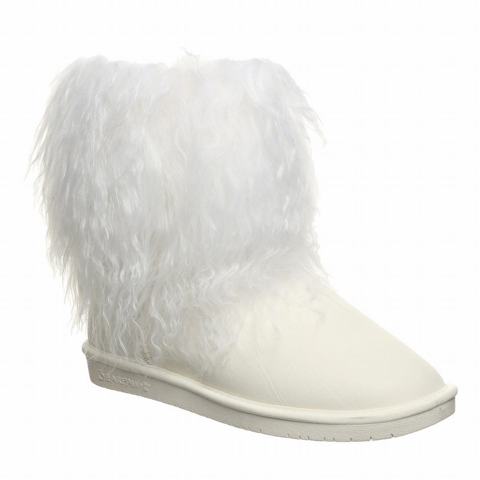 Botas Bearpaw Boo Mujer Blancas | VWE1737XU