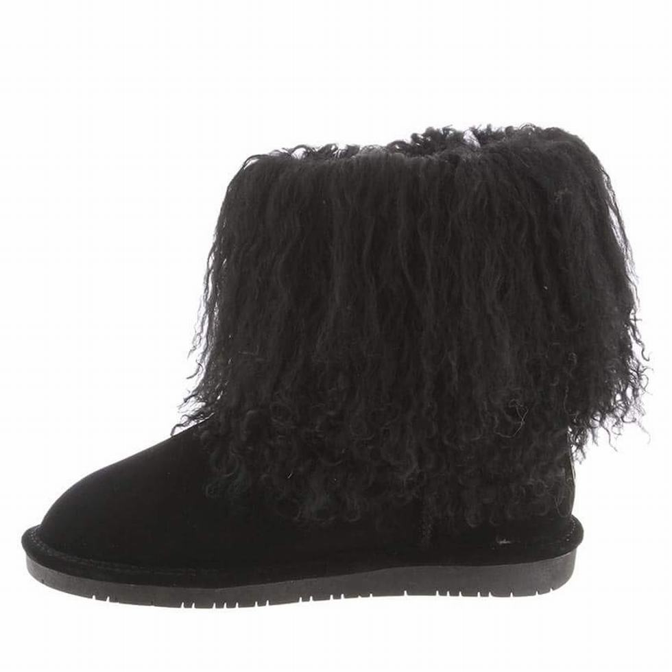 Botas Bearpaw Boo Mujer Negras | PWF1482IM