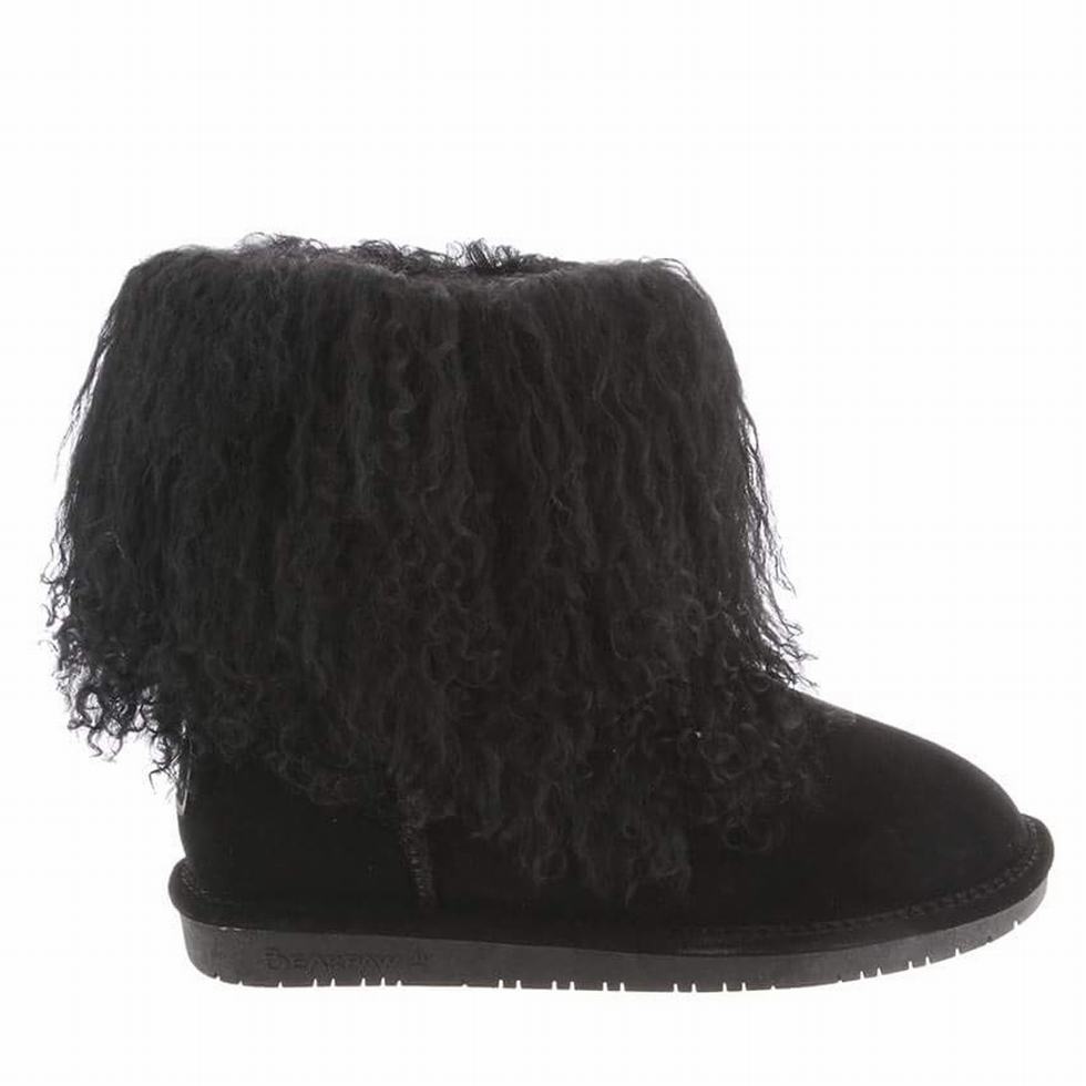 Botas Bearpaw Boo Mujer Negras | PWF1482IM