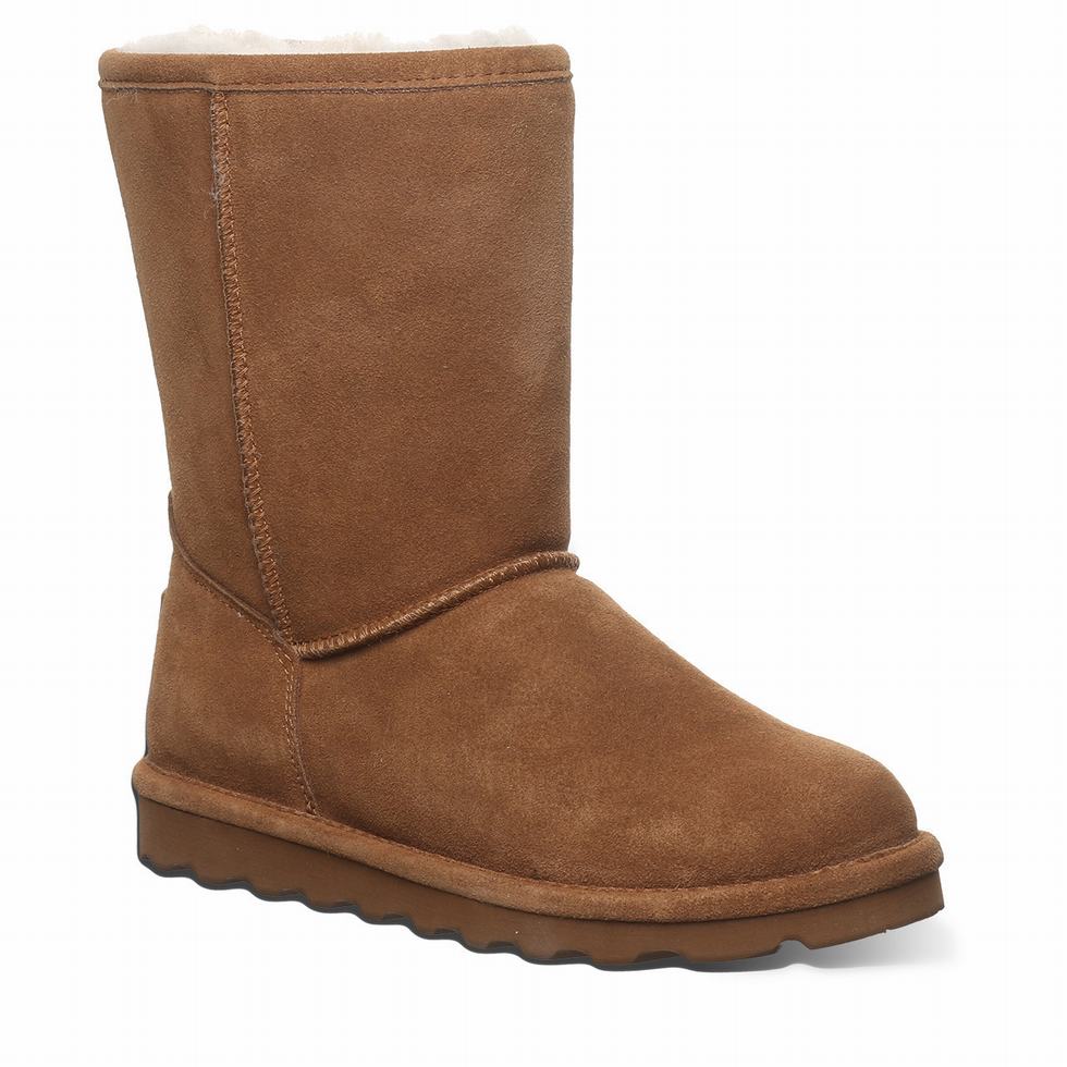 Botas Bearpaw Elle Short Mujer Marrones | YTE1488MR