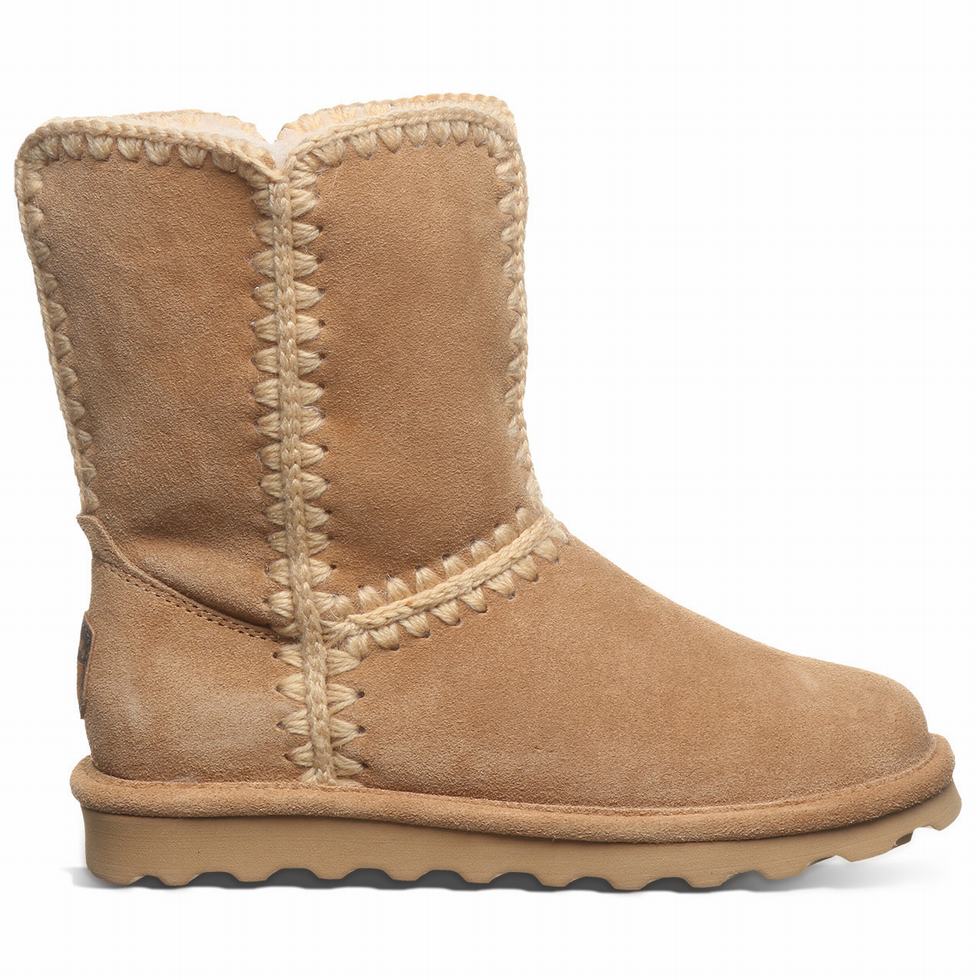 Botas Bearpaw Elle Short Mujer Marrones | GMQ5988IY