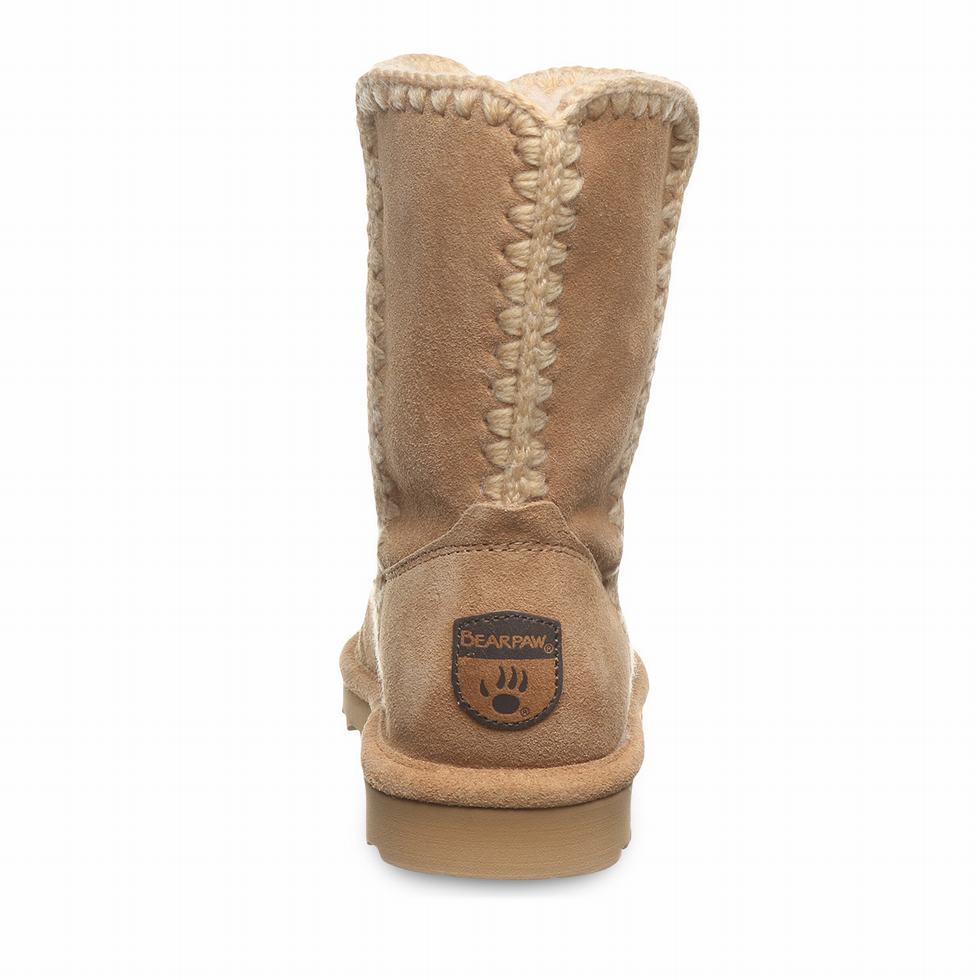 Botas Bearpaw Elle Short Mujer Marrones | GMQ5988IY