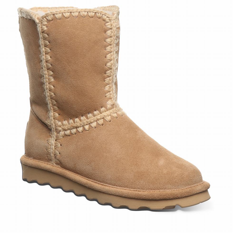 Botas Bearpaw Elle Short Mujer Marrones | GMQ5988IY