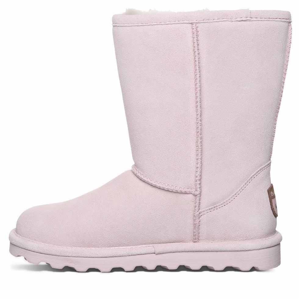 Botas Bearpaw Elle Short Mujer Rosas | RKW8878PT