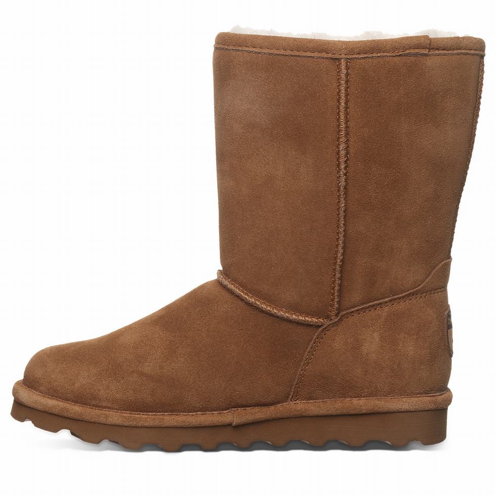 Botas Bearpaw Elle Short Wide Mujer Marrones | JMX5710GW