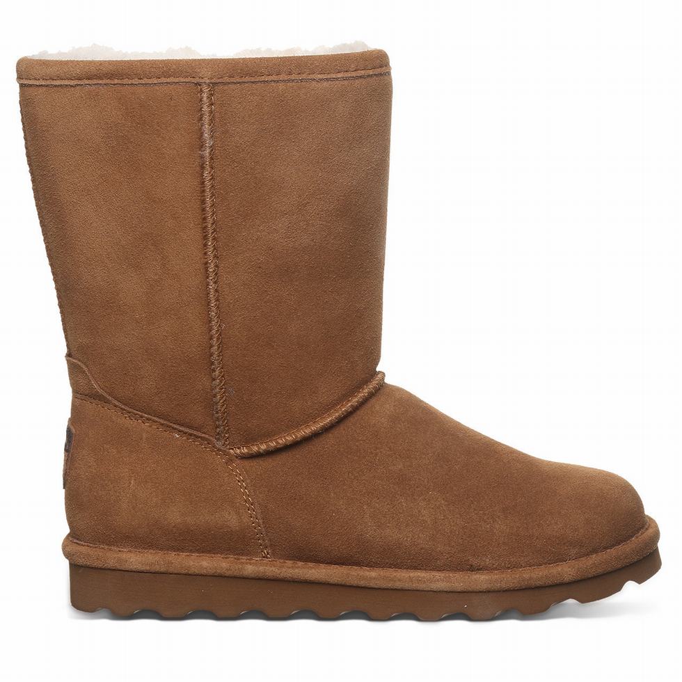 Botas Bearpaw Elle Short Wide Mujer Marrones | JMX5710GW