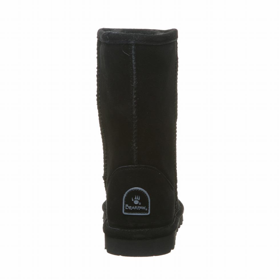 Botas Bearpaw Elle Short Wide Mujer Negras | WLE2758CL