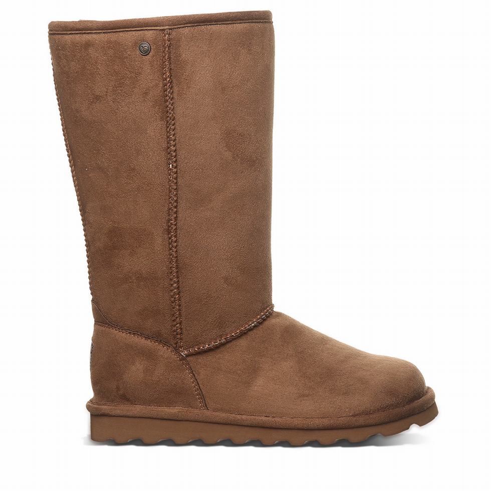 Botas Bearpaw Elle Tall Vegan Mujer Marrones | KCU5787OQ