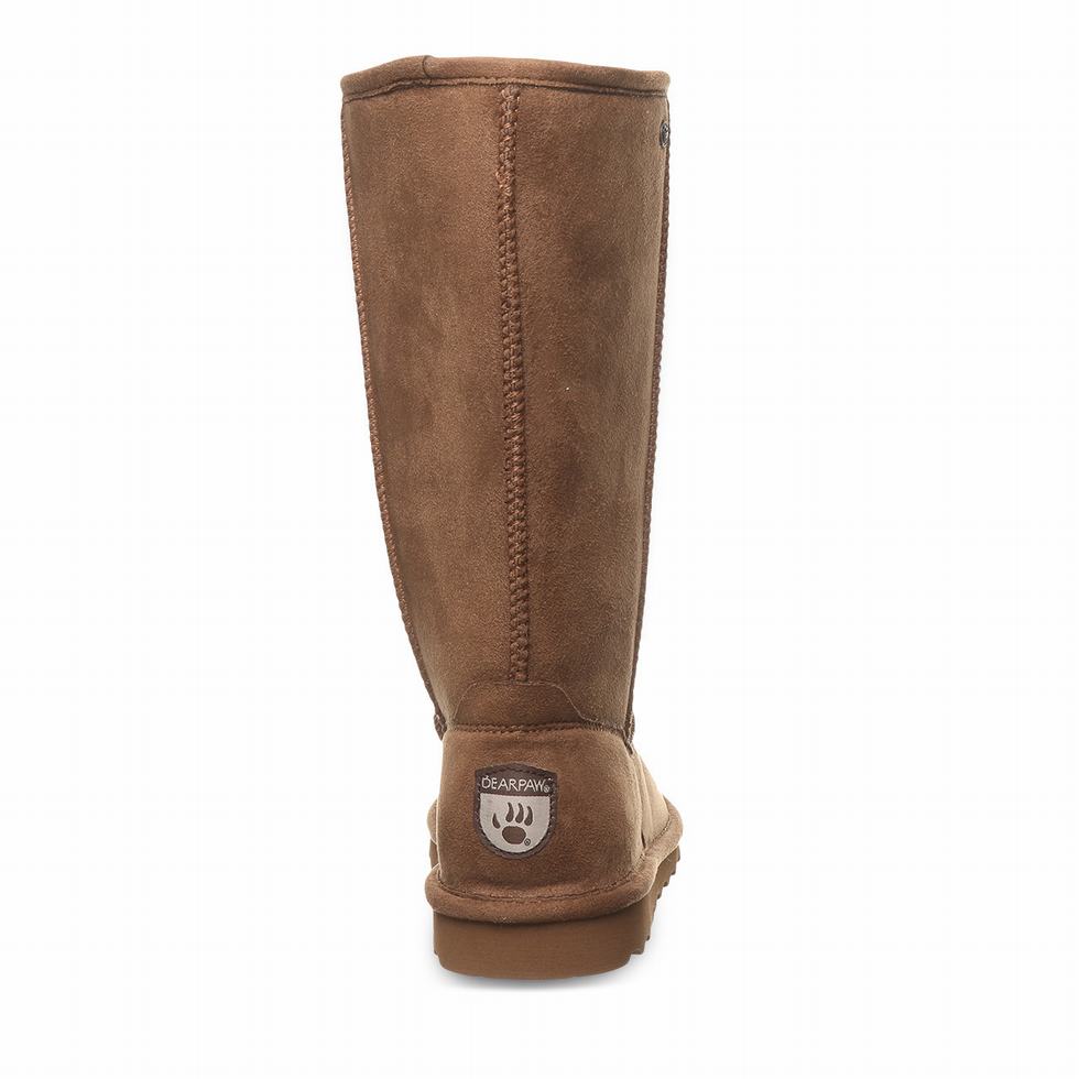 Botas Bearpaw Elle Tall Vegan Mujer Marrones | KCU5787OQ