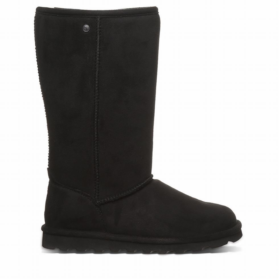 Botas Bearpaw Elle Tall Vegan Mujer Negras | CLM143RI