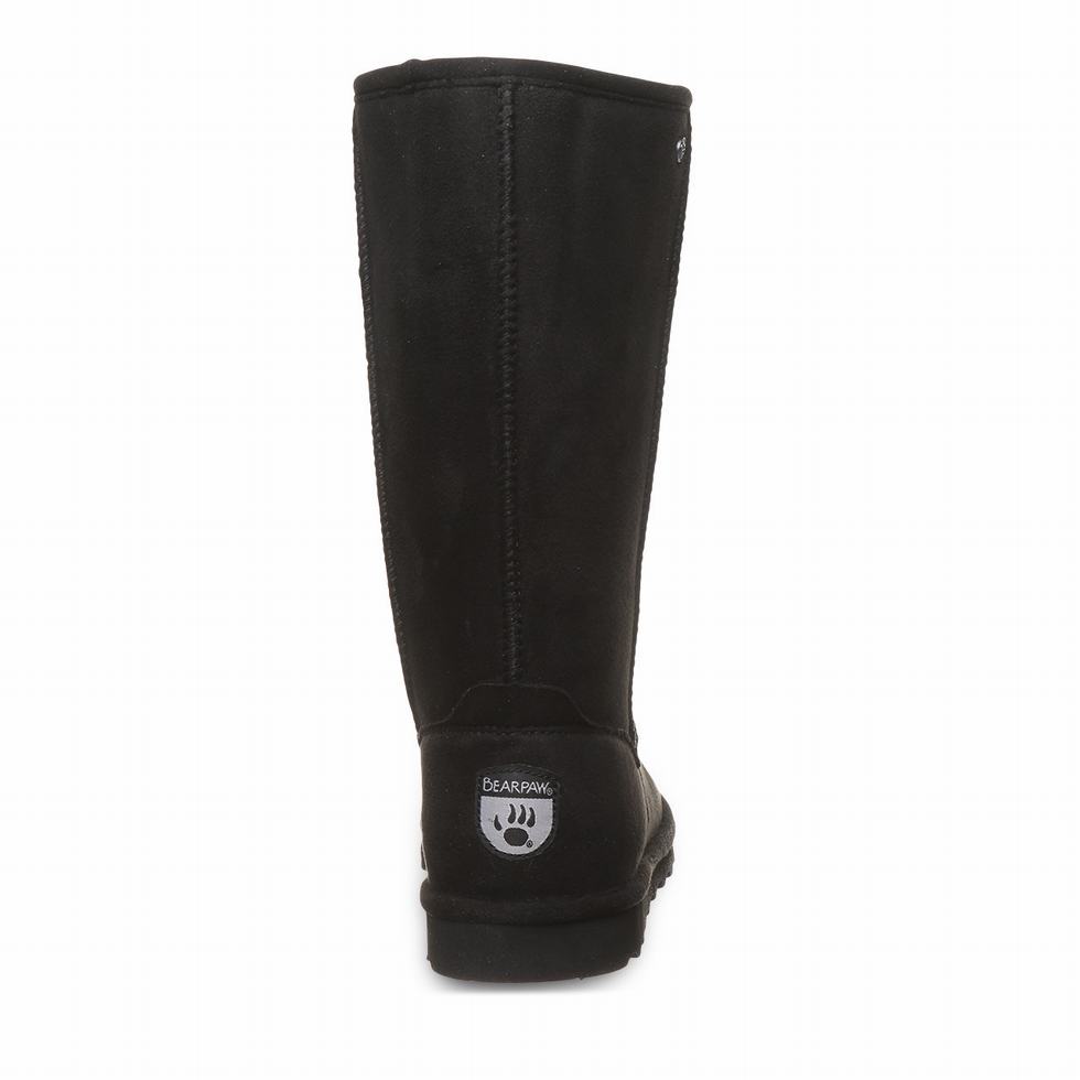 Botas Bearpaw Elle Tall Vegan Mujer Negras | CLM143RI