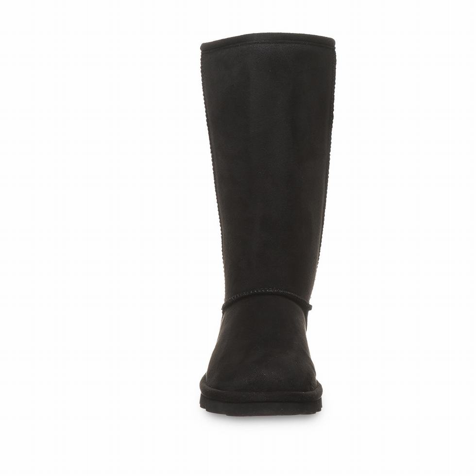 Botas Bearpaw Elle Tall Vegan Mujer Negras | CLM143RI