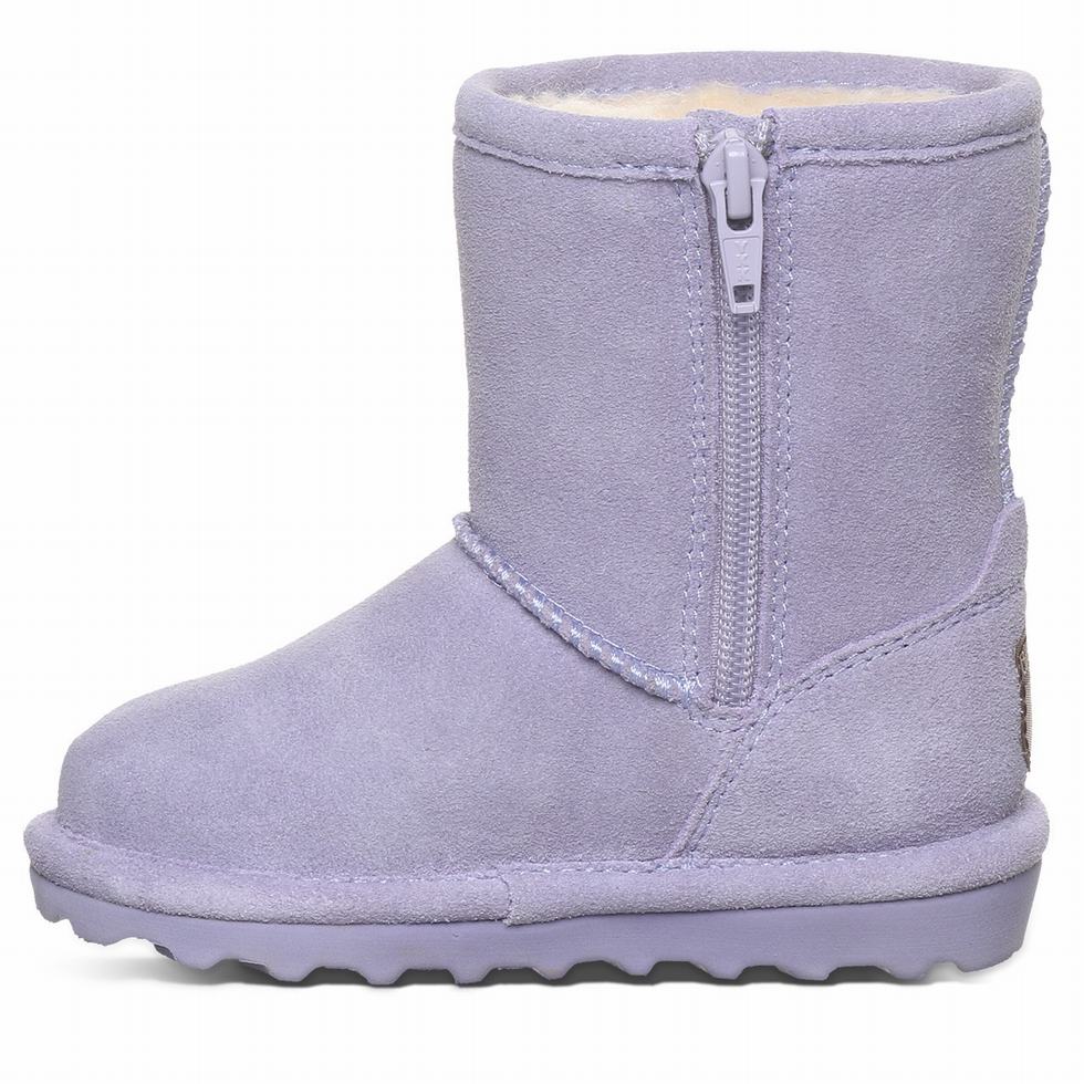 Botas Bearpaw Elle Toddler Zipper Niños Moradas | QRZ4659PM