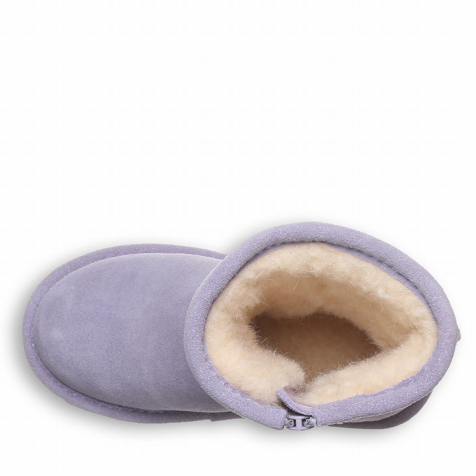 Botas Bearpaw Elle Toddler Zipper Niños Moradas | QRZ4659PM