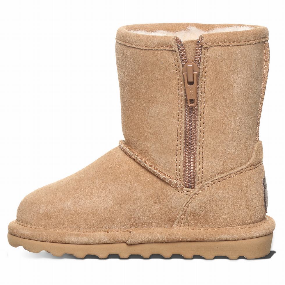 Botas Bearpaw Elle Toddler Zipper Niños Marrones | BQO2621MU