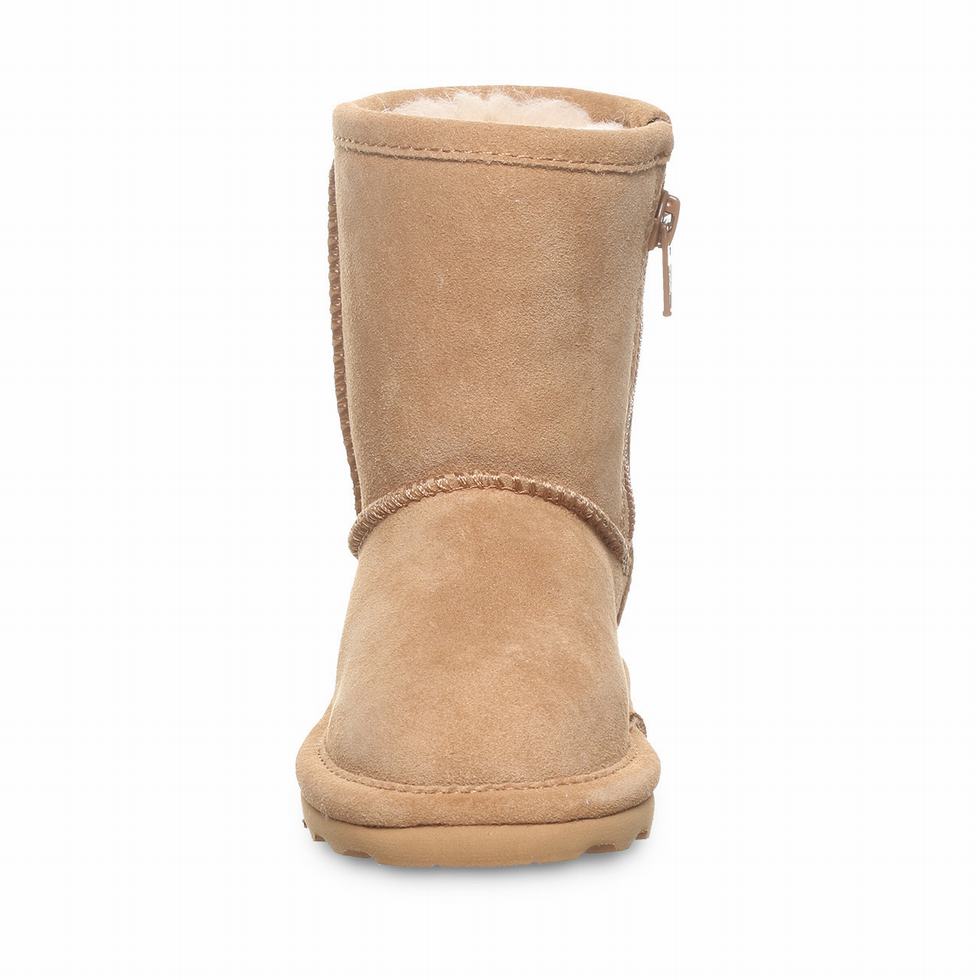 Botas Bearpaw Elle Toddler Zipper Niños Marrones | BQO2621MU