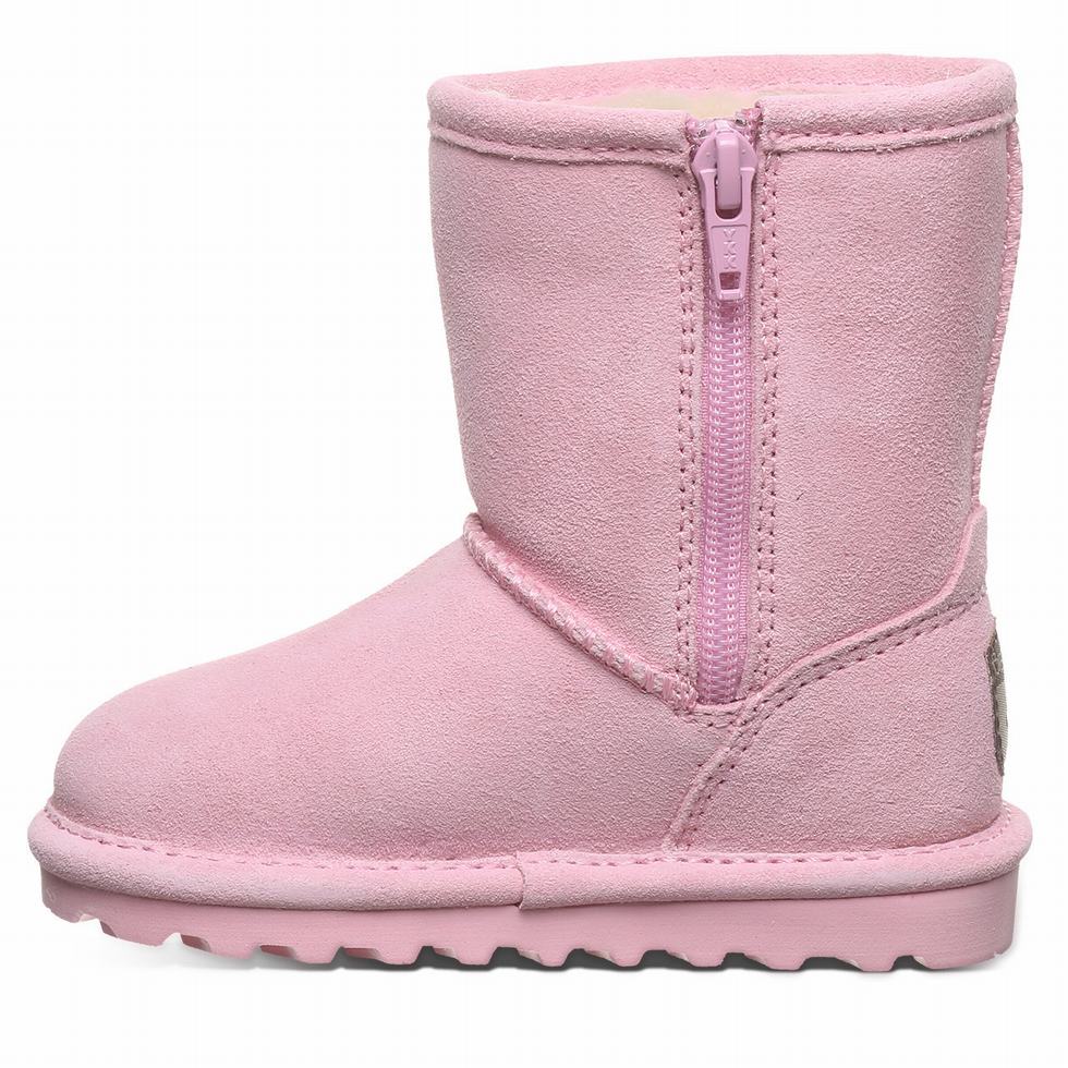 Botas Bearpaw Elle Toddler Zipper Niños Rosas | BYY1559ZB