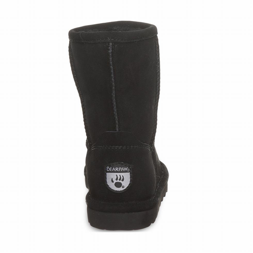 Botas Bearpaw Elle Youth Niños Negras | NOL389RO