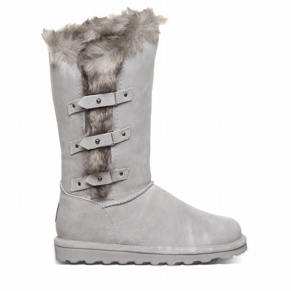 Botas Bearpaw Emery Mujer Gris | HXH3372GW